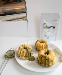 Baahtcha Matcha Swirl Mini Bundt Cakes